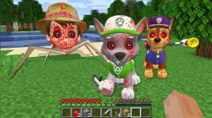 This is Real PAW PATROL.EXE in Minecraft - Coffin Meme gameplay 1 part