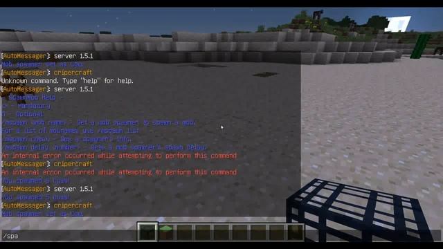 как поменять моба в спавнере server minecraft  { how to change the mob in minecraft spavner } смотреть онлайн