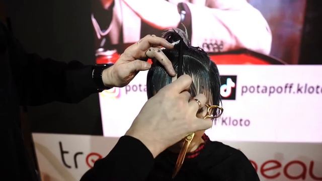 Илья Потапов - Короткая женская стрижка из цикла "Быстрые стрижки британской классики"