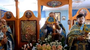 Часть 2 - Литургия 6 июля 2017 г. в храме в честь Владимирской иконы Божьей Матери д.Лыловщина