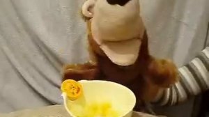 перчаточная кукла с открывающимся ртом_папа медведь.wmv