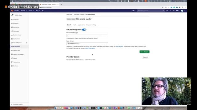 Setup the Kubernetes integration with GitLab with the DevOps Starter Kit смотреть онлайн