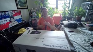 grandes aventura gigante nintendo Unboxing. Lg  ultrawide monitor  34wQ500 34"