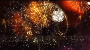 ?Футаж. НОВОГОДНИЕ ЧАСЫ?НОВОГОДНИЙ САЛЮТ.САМЫЙ КРАСИВЫЙ!НОВОГОДНЯЯ МЕЛОДИЯ.NEW YEAR'S CLOCK?