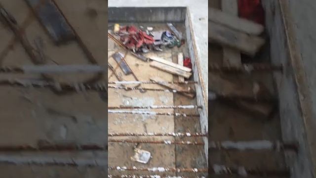 Стройка в Севастополе: залили перекрытие первого этажа смотреть онлайн