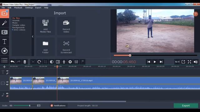 lord of the rings invisibility effect with movavi video editor