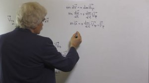 Механика Лекция 7 часть 5 Реактивное движение Формула Циолковского