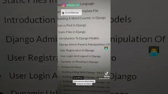 Curso para ser desarrollador backend con Python смотреть онлайн