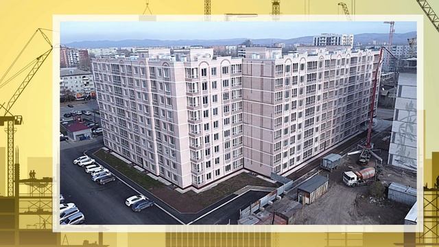 Строительство многоквартирного дома по ул. Бограда, д. 160 | Октябрь 2023 г. смотреть онлайн