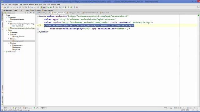 Android Tutorial for Beginners 29 # Action Bar (ActionBar) смотреть онлайн