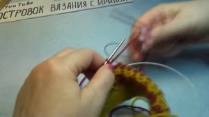 Красивые тапочки/ Следки на двух спицах/ мастер класс #682