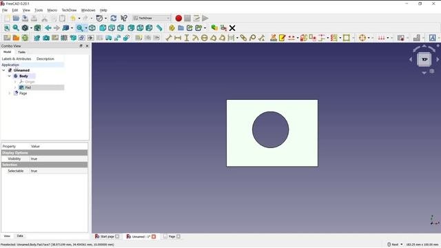 FreeCAD Line Thickness On Techdraw