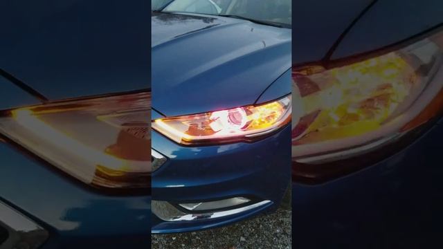 2017 Ford Fusion with sequential turn signals.