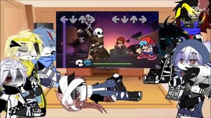 Sans Aus React to X-Event Ink sans//gacha club//•Sans Aus•//Please read the description please