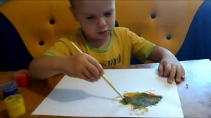 Как научить детей рисовать красками