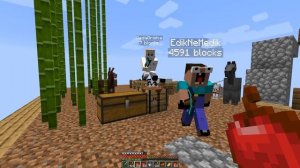 НУБИК ГРИФЕР И ПЭНН ВЫЖИВАЮТ В МАЙНКРАФТ, НО У МЕНЯ ТОЛЬКО ОДИН БЛОК - ЛЕТСПЛЕЙ СКАЙБЛОК 17 СЕРИЯ