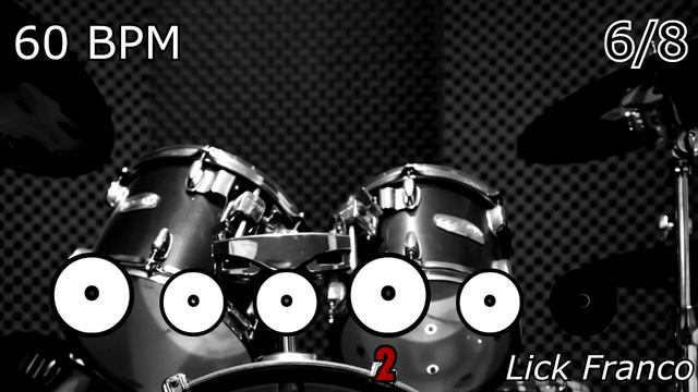 6/8 | Drum loop Metronome 60 BPM Slow Rock смотреть онлайн