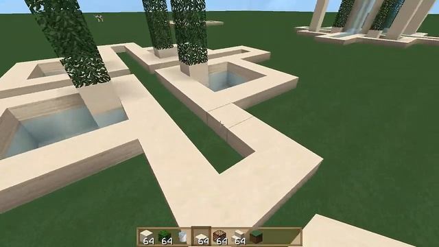 Как построить красивый фонтан в Minecraft LB 1