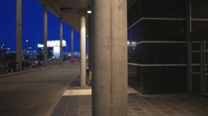 Sweden, Stockholm, Arlanda Airport, KONE elevator @ night