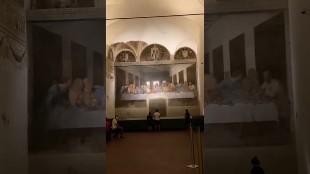 Il Cenacolo di Leonardo Da Vinci in Santa Maria delle Grazie a Milano.