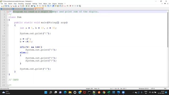 Java - Day 17 (in Telugu) - Some examples on if else construction смотреть онлайн