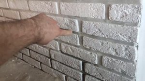 Камень искусственный Monte Alba Эллин Брик белый! Из Леруа! Своими руками!