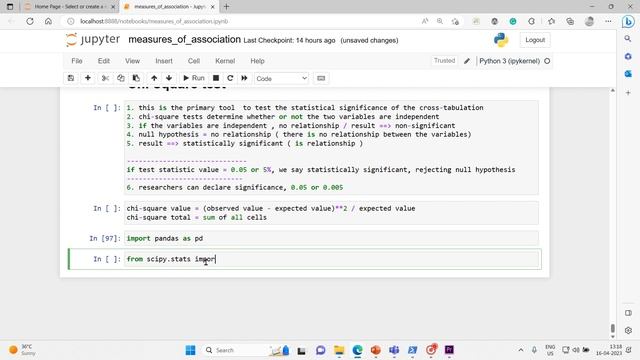 16_5 measures of association Chi-Square test смотреть онлайн