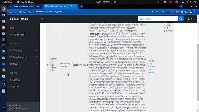 Laravel Bangla Tutorial A-Z | Live Class | Class 12 | Blog site | Post CRUD