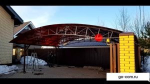 Ошибки при возведении навесов из металлоконструкций