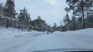 Mazda CX5 awd Carson pass in snow