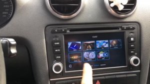 Removal radio Audi A3- Dynavin N7 whit GPS