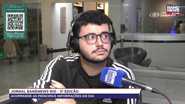 | AO VIVO | Jornal BandNews Rio - 3ª Edição (13/11/23) смотреть онлайн