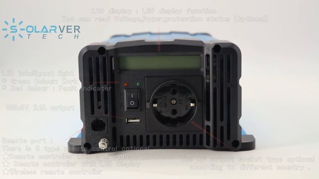 Off grid 600W  pure sine wave converter смотреть онлайн