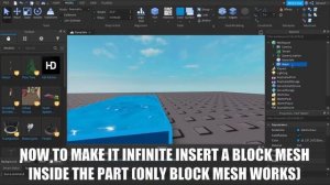 HOW TO MAKE INFINITE WATER | ROBLOX STUDIO 2021