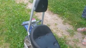 Крутой самодельный скутер с двигателем от бензопилы Stihl