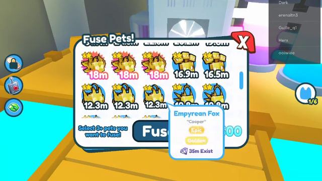 Как создать поп кета в игре пет симулятор x. смотреть онлайн