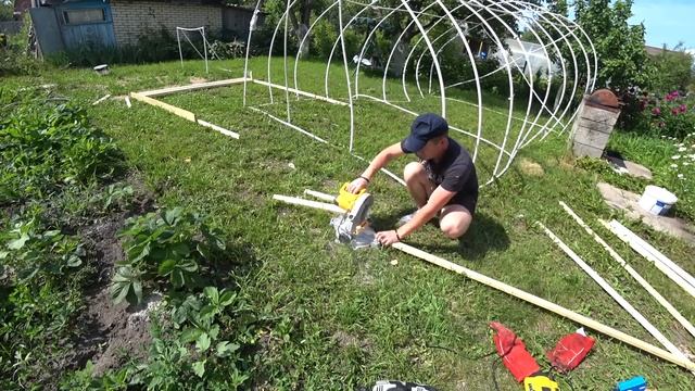 Стена из реек! Мойка высокого давления DEKO 150. Строю дачный дом! смотреть онлайн