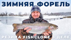 Как ловить Форель больше? Резина Fishclone в деле