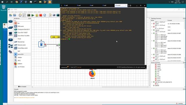 05.03.01. asa in gns3 with lan, dmz, and wan, basic conf., and port- forward to access dmz from wa смотреть онлайн