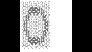 Алфавит из бисера кирпичным плетением или мозаикой