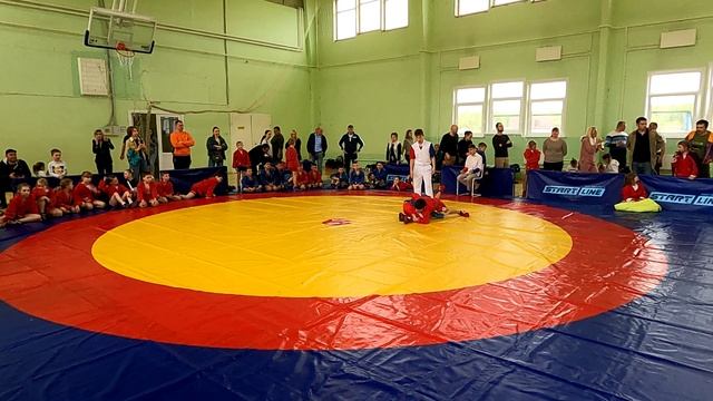 Турнир по борьбе самбо в п. Вороновское посвященный Дню Победы. Поединок №2