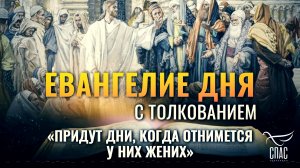 «ПРИДУТ ДНИ, КОГДА ОТНИМЕТСЯ У НИХ ЖЕНИХ» / ЕВАНГЕЛИЕ ДНЯ