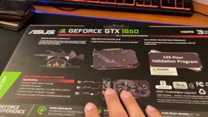 1650 ASUS  TUF  GAMING Unboxing (During GPU Crisis OCT 2021)