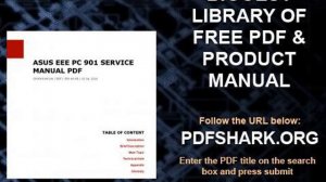 Asus Eee Pc 901 Service Manual Pdf