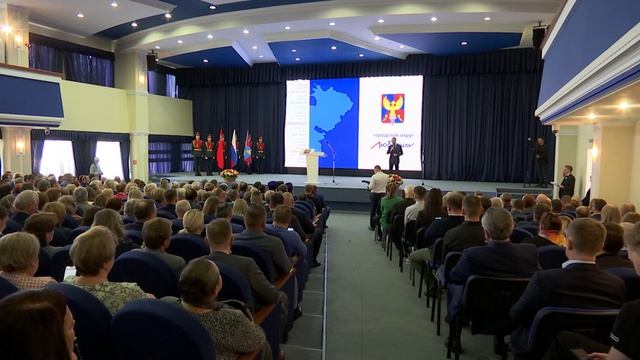 Церемония вступления в должность главы городского округа Люберцы В.М. Волкова
