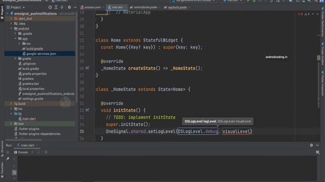 Flutter : OneSignal push notification implementation | One Signal | FCM | amplifyabhi смотреть онлайн