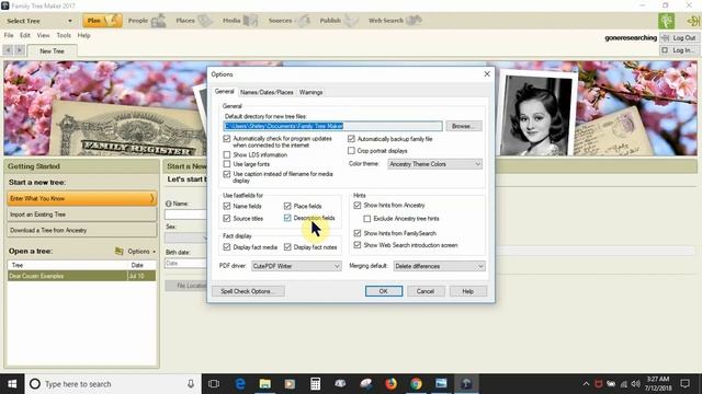 Family Tree Maker 2017: Getting Started and Taking a Look Around