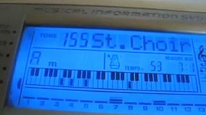 видео-урок Мальчишник - Ночь. (синтезатор)