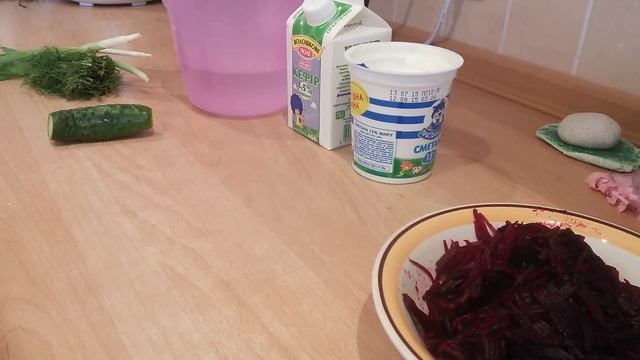 Ну очень лёгкий рецепт "Холодный Литовский борщ". Lithuanian cold borscht