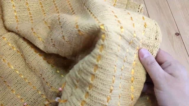 Блузка крючком из конопли готова. Вязание